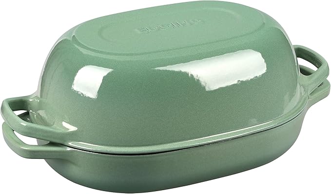 EDGING CASTING Enameled Cast Iron Oval Dutch Oven Pot - Image 5