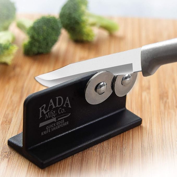 Rada Cutlery Paring Plus Sharpener Set, 3-Piece Knife Set - Image 5