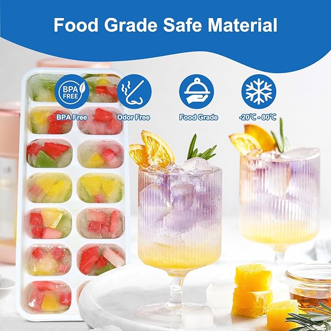 Ice Cube Tray, Ice Cube Trays for Freezer 3 Pack - Image 3
