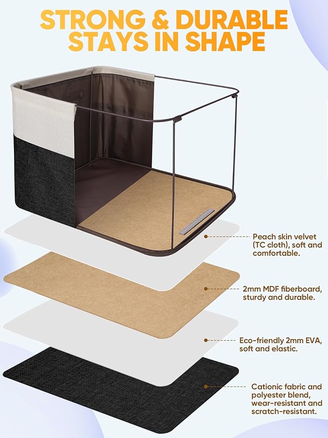BALEINE 1 Pack Fabric Closet Storage Bins - Image 3