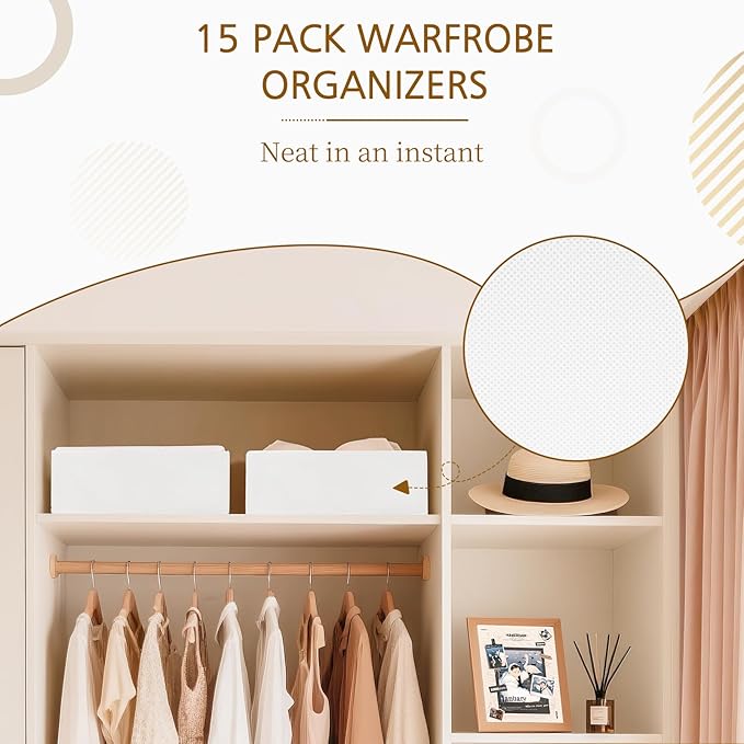 Criusia 15 Pack Drawer Organizer - Image 9