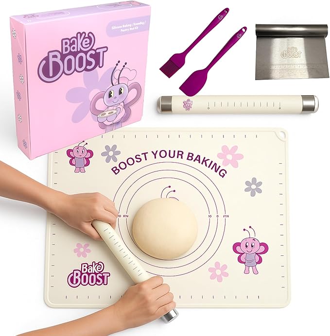 Silicone Baking Mat Gift Set – XL Non-Stick Pastry Mat by Unknown