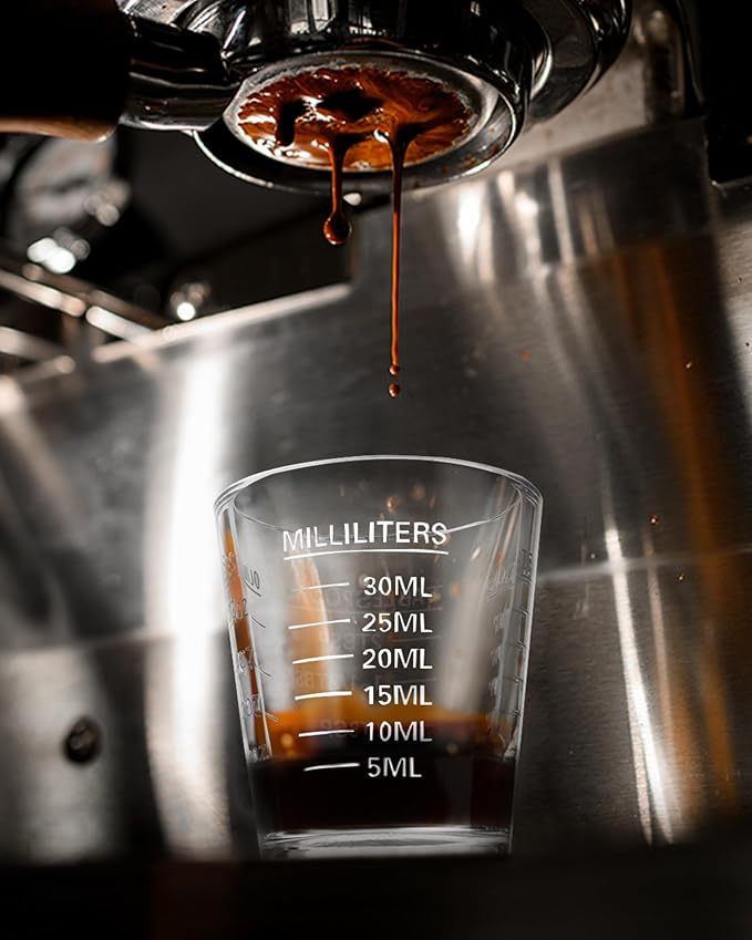Shot Glasses Measuring Cup Set 4PACK Espresso Shot Glasses Liquid Heavy Glass - Image 5