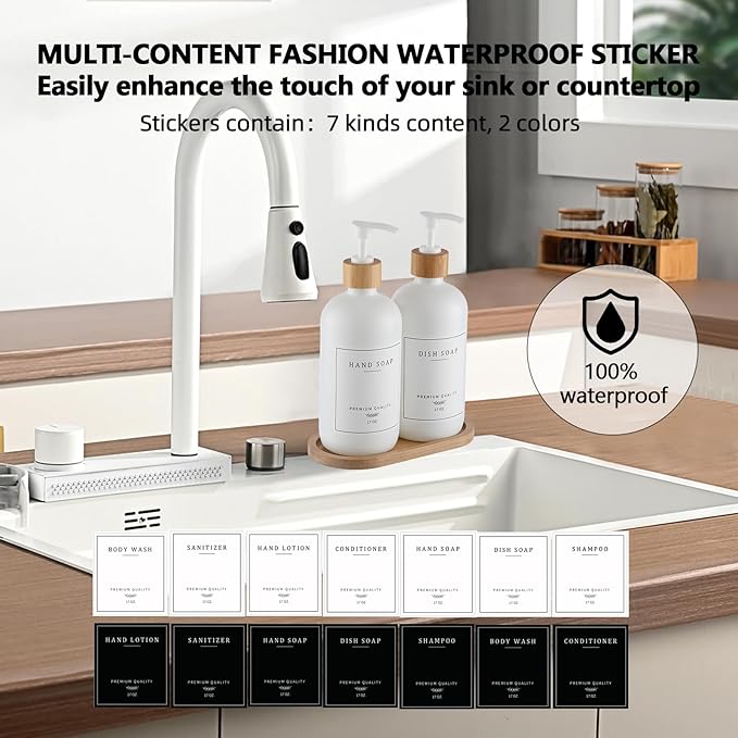 White Glass Soap Dispenser - Image 4