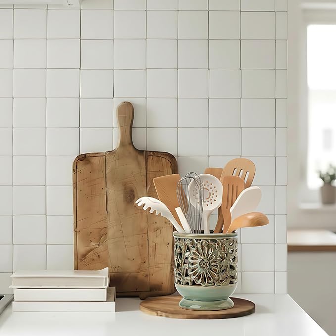 Farmhouse Kitchen Utensil Holder - Image 8