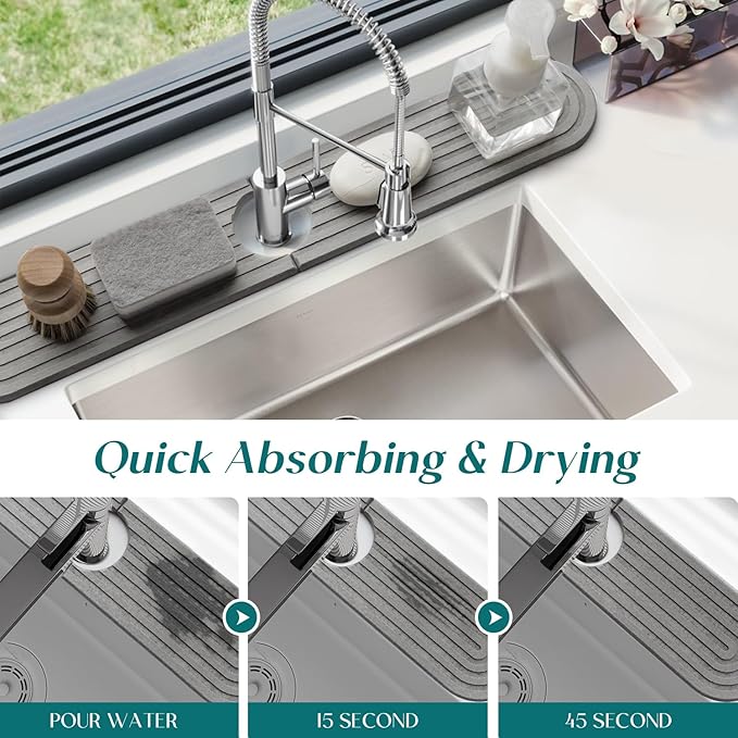 eormoe Kitchen Faucet Mat - Image 3