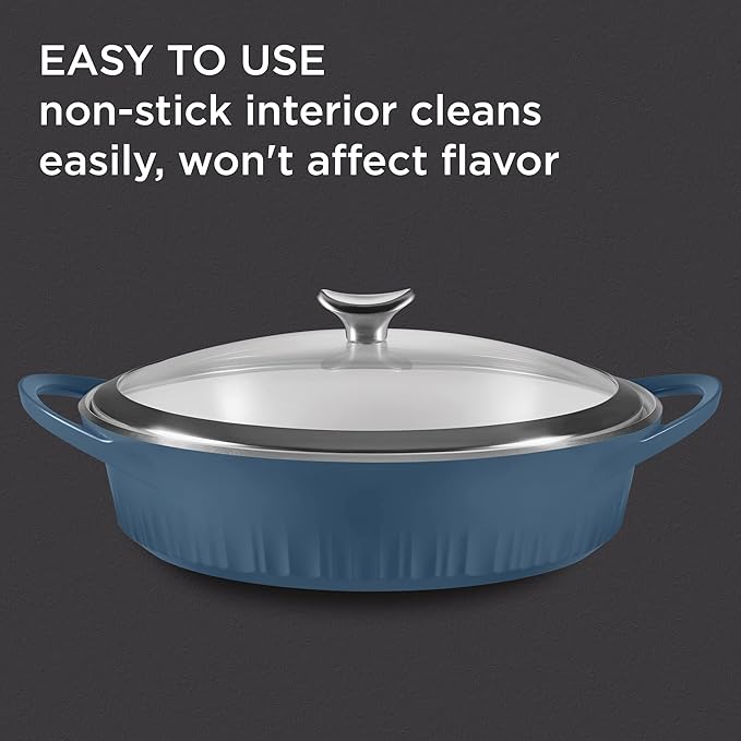 CorningWare QuickHeat 4-QT Cast Aluminum Braiser - Image 4