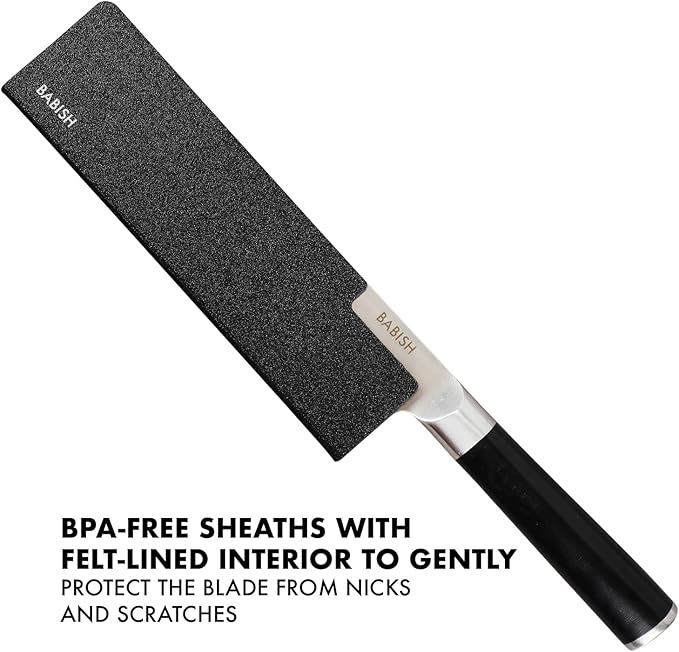 Babish 14-Piece Full Tang Forged Kitchen Knife Set – High-Carbon 1.4116 German - Image 7