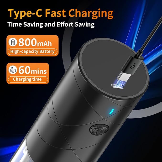 1Pc Electric Salt and Pepper Grinder USB Rechargeable - Image 4