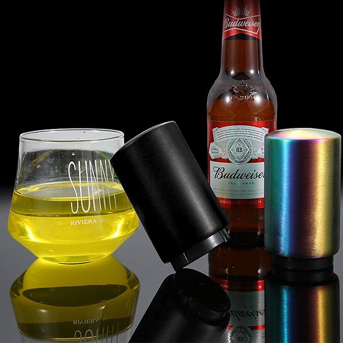 Father's Day Gift for Dad, YUDANSI Push Down Bottle Opener, Automatic Beer - Image 6