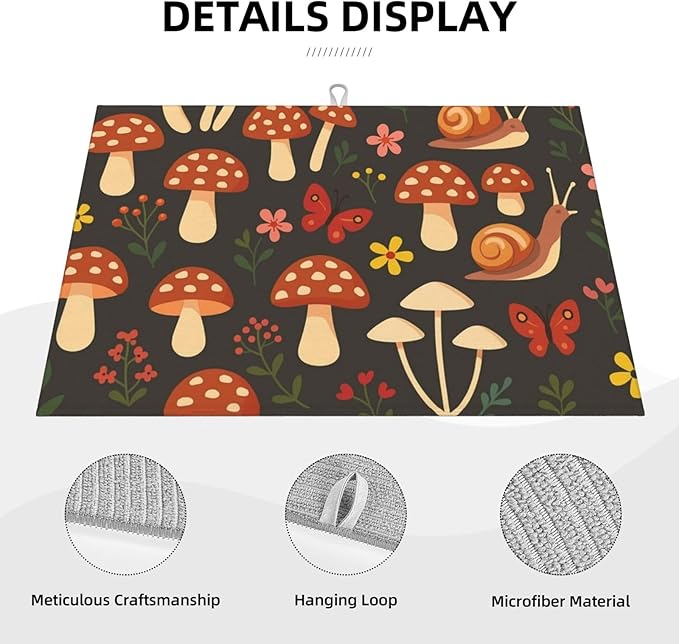 Mushroom Snail Dish Drying Mats - Image 4