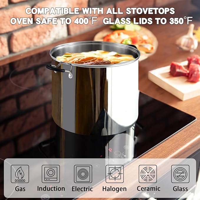 Cook N Home Stockpot Sauce Pot Induction Pot - Image 4
