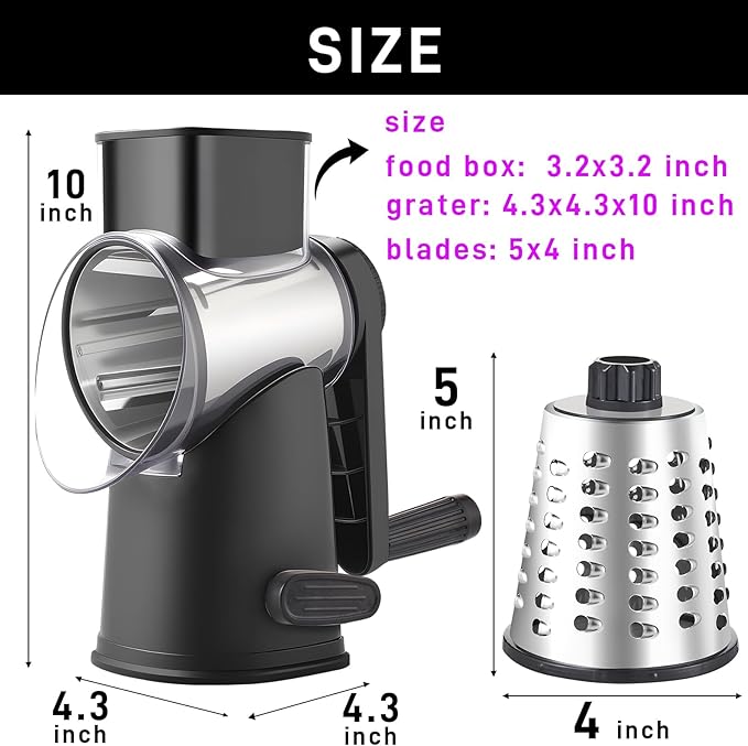 Weltonhm Rotary Cheese Grater - Image 3