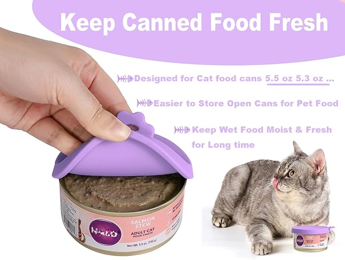 Comtim Cat Food Can Covers Lids - Image 3