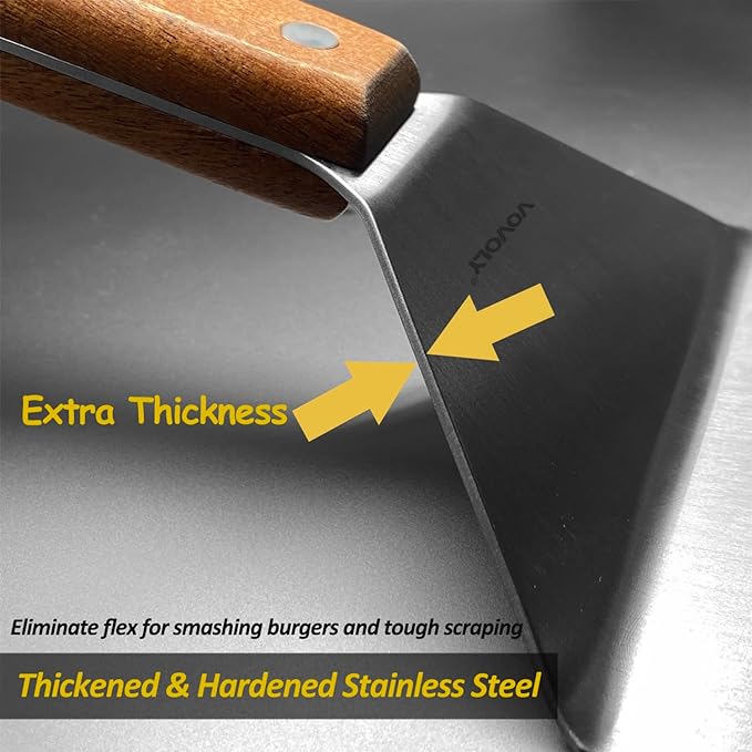 Stainless Steel Metal Spatula Set - Image 5