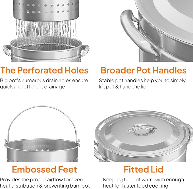 Bonnlo 50QT Turkey Fryer Pot - Image 5