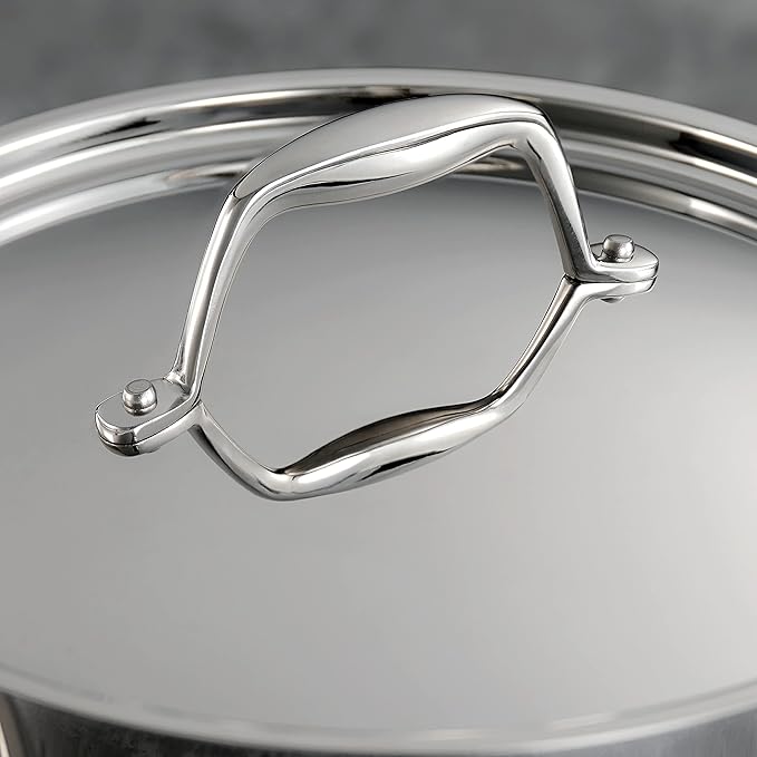 Tramontina Signature Tri-Ply Clad Stainless Steel 3-Quart Braiser Pan - Image 5