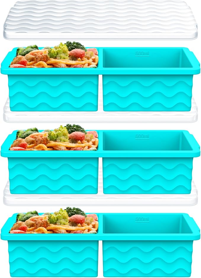 3-Pack Silicone Freezer Trays by Bandiction