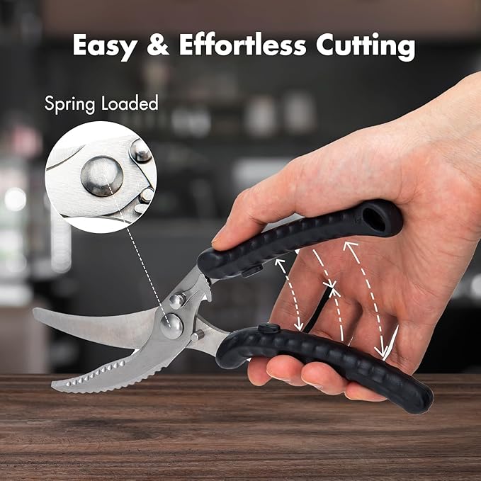 Heavy Duty Poultry Shears, Kitchen Scissors - Image 3