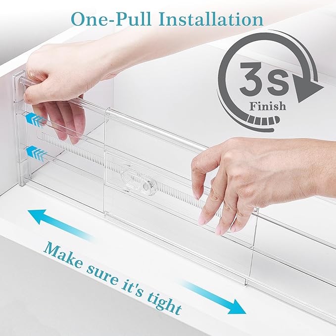 Vtopmart 6 Pack 6" Tall Upgrade Drawer Dividers - Image 6