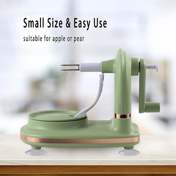 VEELAM Apple Peeler with 2 Blades Replacements, Apple Peeler Slicer & Corer - Image 2