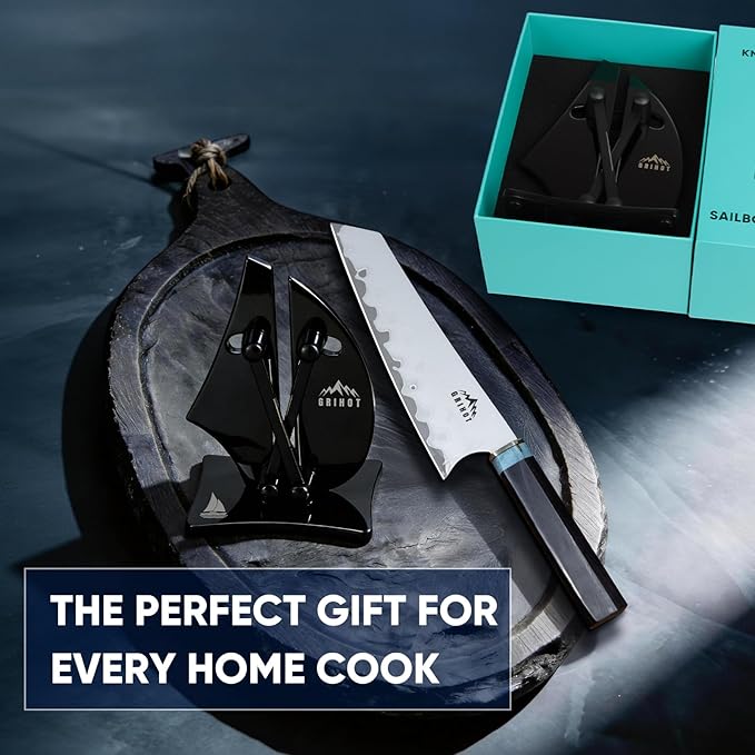 VN3 Professional Knife Sharpener | 3-Action Streamlined Sailboat Design - Image 8