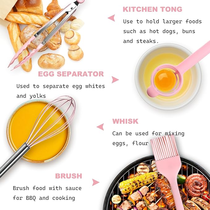 Silicone Kitchen Utensils Set - Image 6
