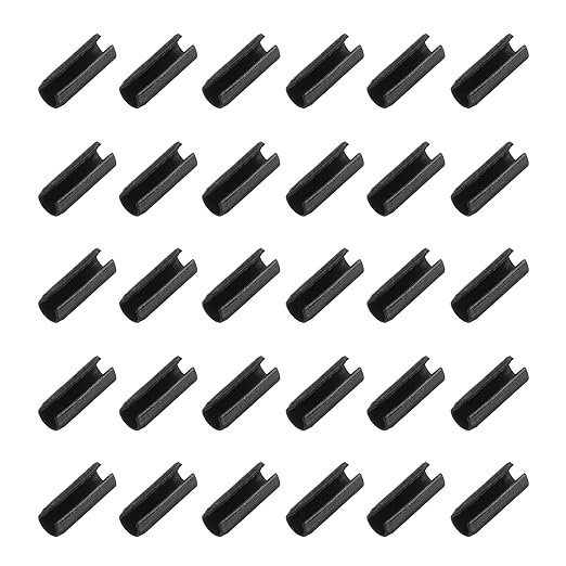 MECCANIXITY 120Pcs Slotted Split Roll Pins 2/25 Inch Dia. 6/25 Inch Length by MECCANIXITY