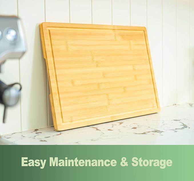 Allsum 20x14" Extra Large Bamboo Cutting Boards - Image 6
