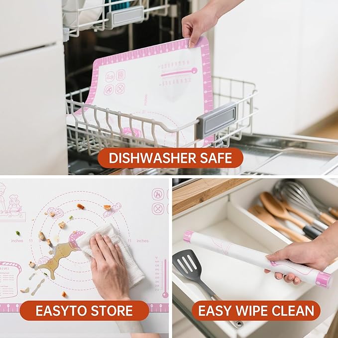 Non Slip Silicone Baking Mat - Image 9
