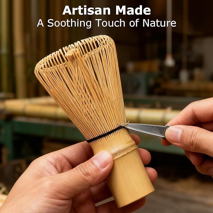 Matcha Whisk Bamboo Whisks Traditional Chasen Wisk - Image 4