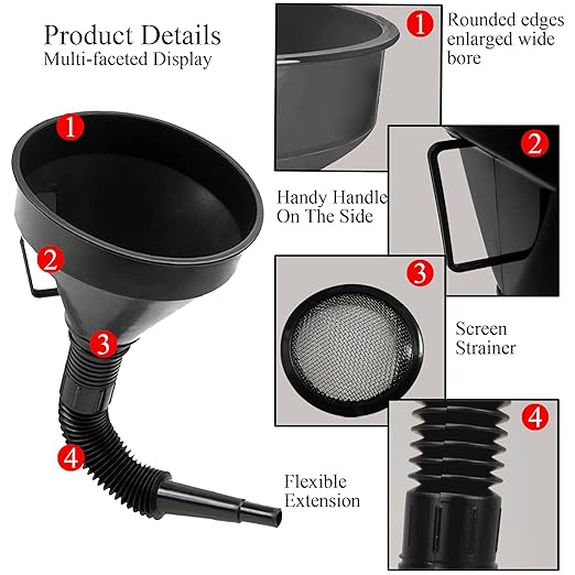 Flex Funnel - Wide Mouth Flexible Funnel - Image 4