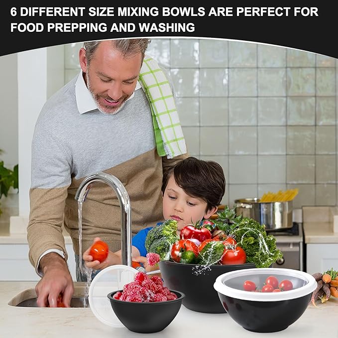 Greentainer Plastic Mixing Bowls - Image 5