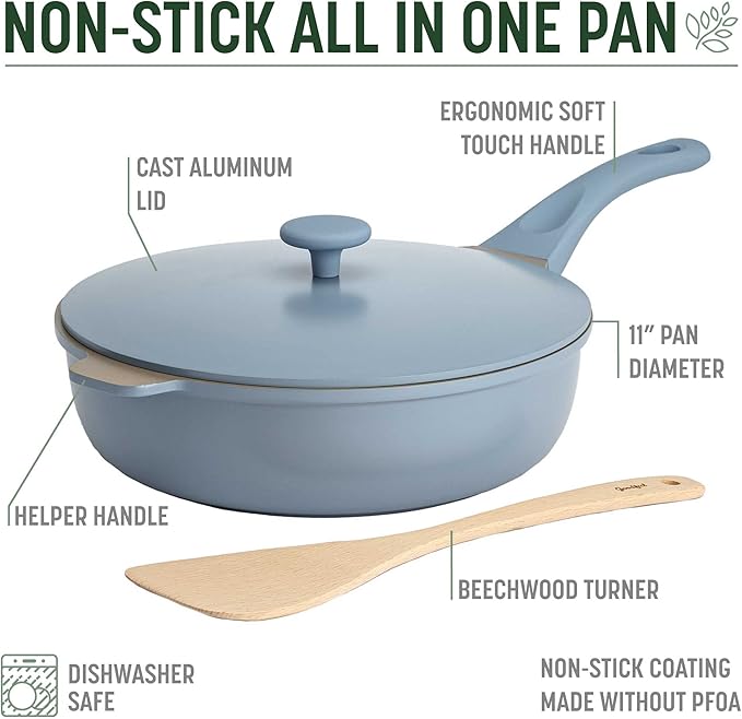 Goodful All-in-One Pan, High-Performance Cast Construction, Dishwasher Safe - Image 4