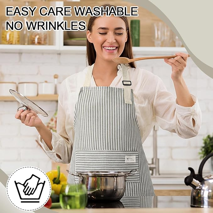 Janmercy 24 Pcs Aprons for Women Men - Image 6
