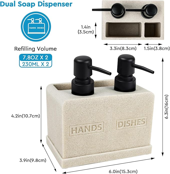 Hand and Dish Soap Dispenser Set - Image 6