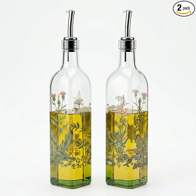Topadorn 17 oz Olive Oil Dispenser Bottle Set by Topadorn