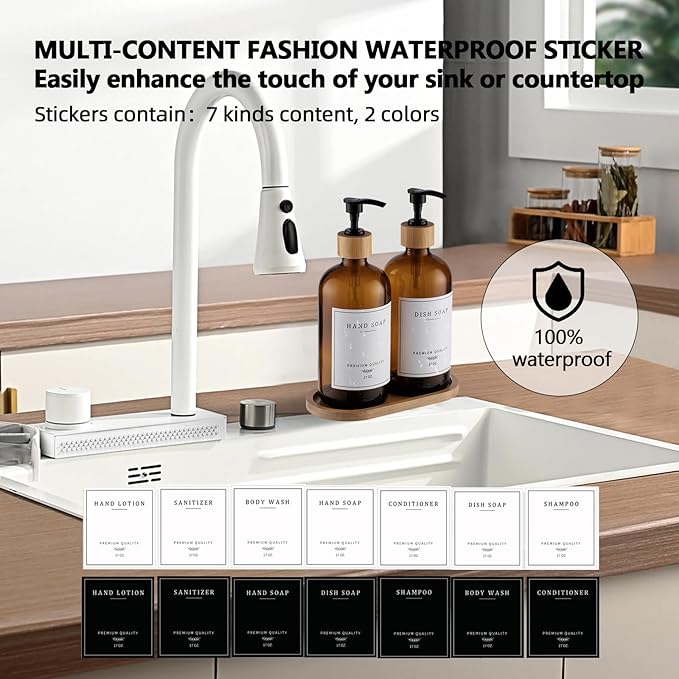 Amber Glass Soap Dispenser - Image 4