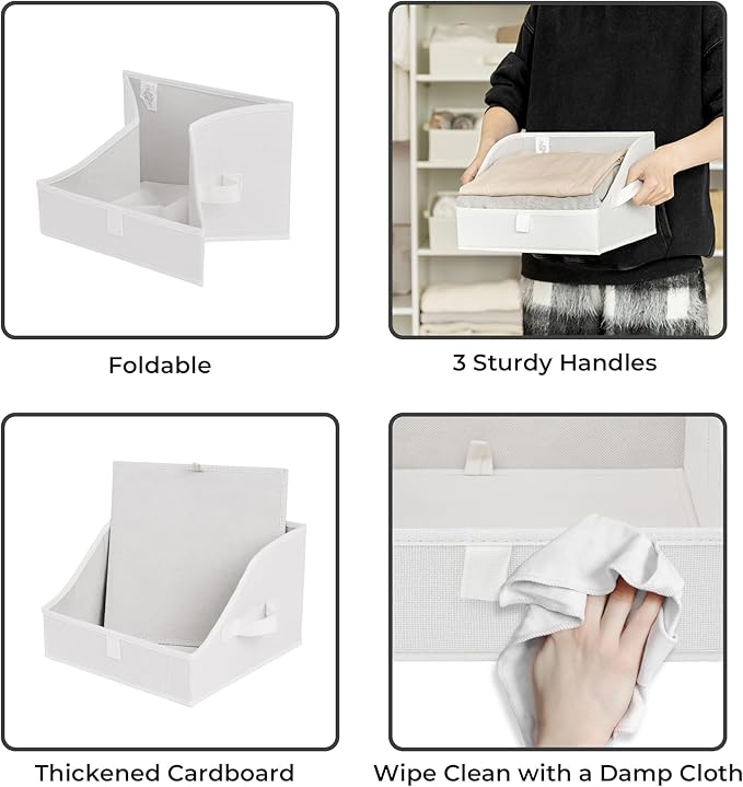 GRANNY SAYS Closet Storage Bins, Clothes Organizer and Storage Bins, Trapezoid - Image 8