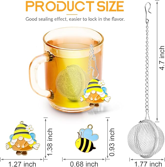 TeaSanavie 2 Pack Tea Infuser for Loose Leaf Tea - Image 3