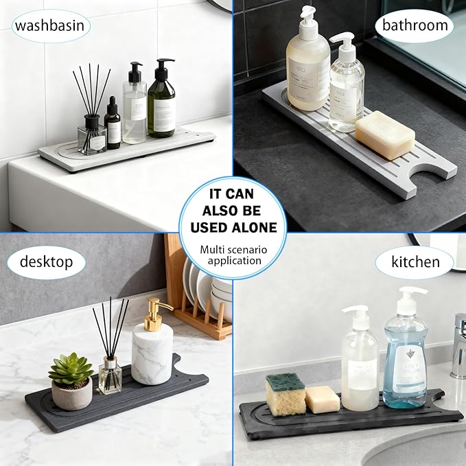 Stone Faucet Mat for Kitchen Sink - Image 3