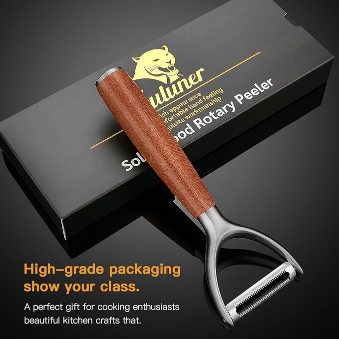 Premium high-end rosewood handle and 304 stainless steel serrated blade - Image 6