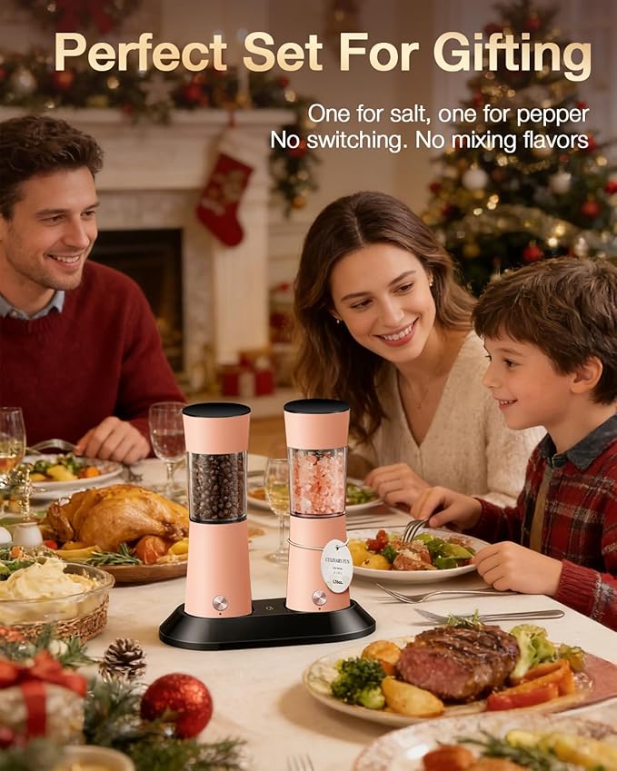 Gravity Electric Salt and Pepper Grinder Set - Image 7