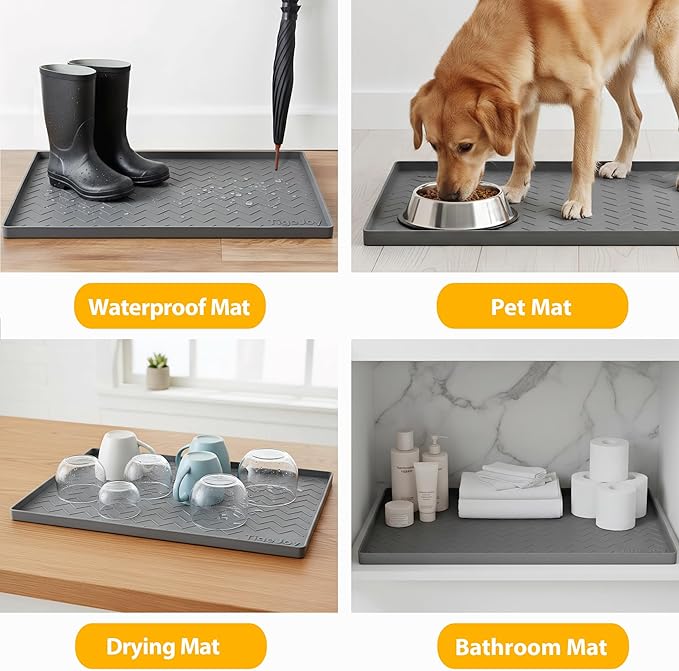 TigeJoy 37" x 19" Under Sink Mats - Image 7