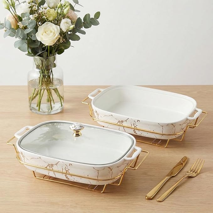 11" x 7" Ceramic Casserole Dish - Image 4