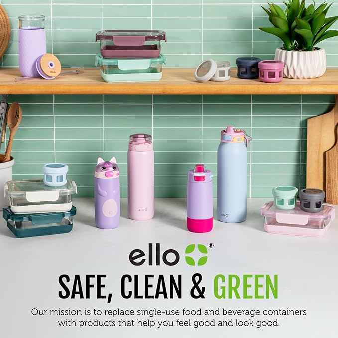 Ello Plastic 3.7 Cup Meal Prep Set 10 Pc, 5 Pack Set - Image 5