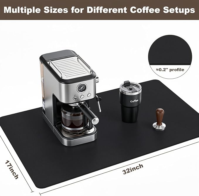 Coffee Mat, Absorbent Dish Drying Mat - Image 3