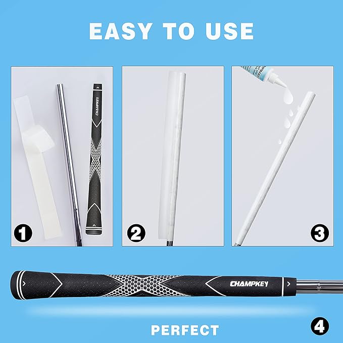 ++Champkey CHAMPKEY 2" x 24 Yards Golf Grip Tape - 30% Extra Length Double Sided Adhesive Golf Club Grip Tape