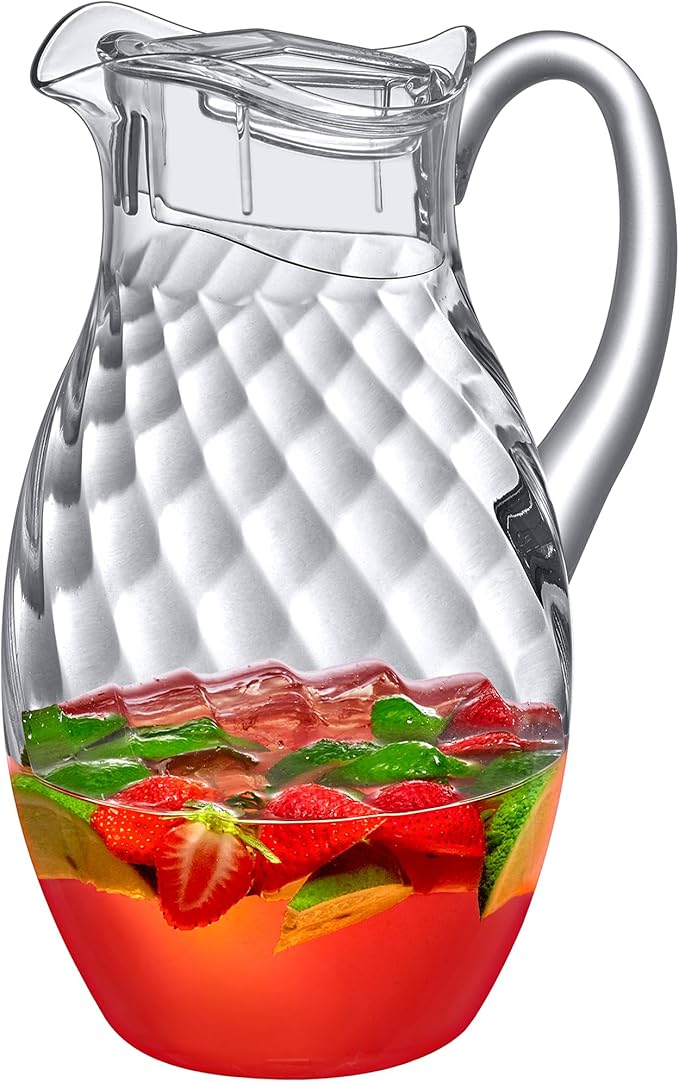 Amazing Abby - Bubbly Whirly Grand - Plastic Pitcher, Fridge Jug, Shatter-Proof by AmazingAbby