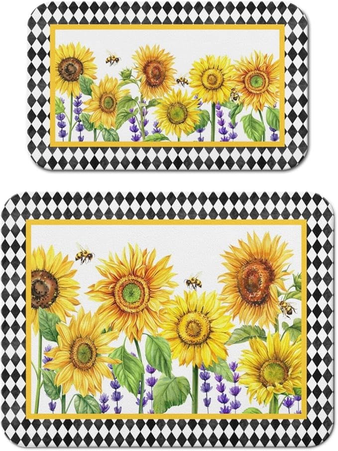 Dish Drying Mat for Kitchen Counter 2 Pack by Unknown